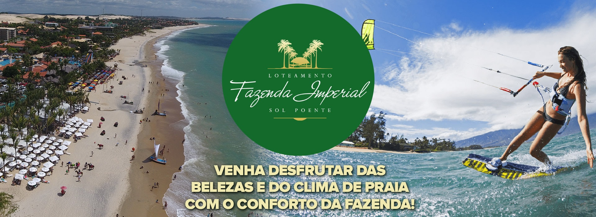 Venha desfrutar das belezas e do clima de praia com o conforto da fazenda